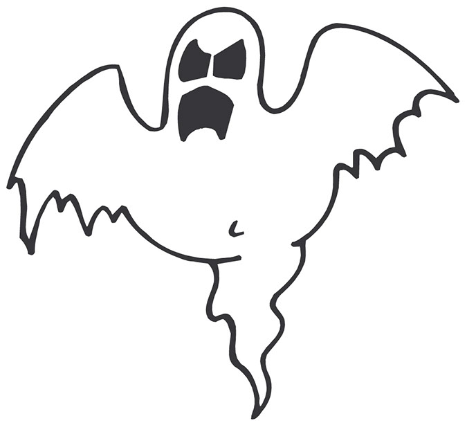 Halloween Ghost Border Clipar - Clipart Ghost