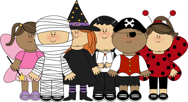 Halloween Kids Clip Art Image - Costume Clip Art