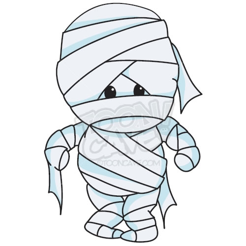 Cute mummy clipart kid