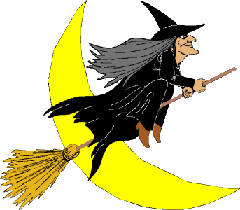 Halloween Witch Clipart .