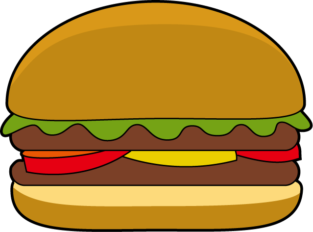 Free Tasty Hamburger Clip Art