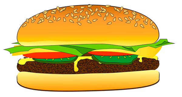 hamburger clipart - Clipart Hamburger