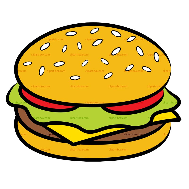 hamburger clipart u0026middot - Hamburger Clip Art