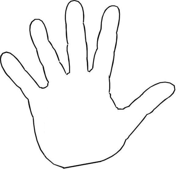 Hand Clipart Black And White