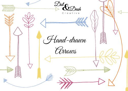 Hand drawn Arrows . - Free Arrow Clip Art