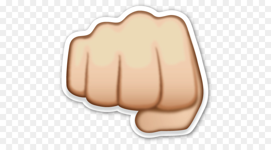 Emoji Fist Icon - Hand Emoji Transparent PNG