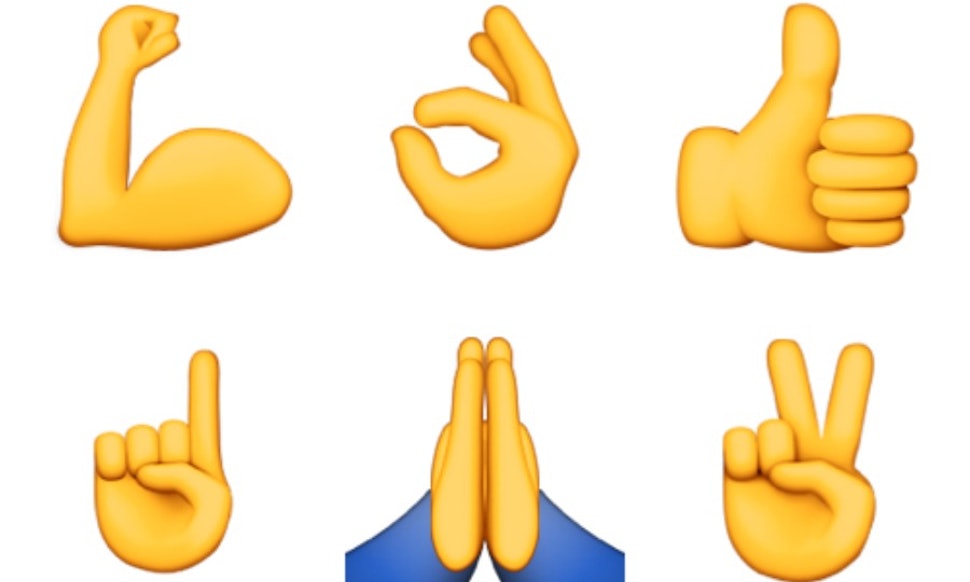 What Do All The Hand Emojis M - Hand Emoji Clipart