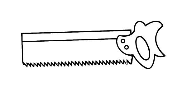Hand Saw Clipart 13