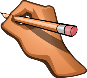 woman writing clipart
