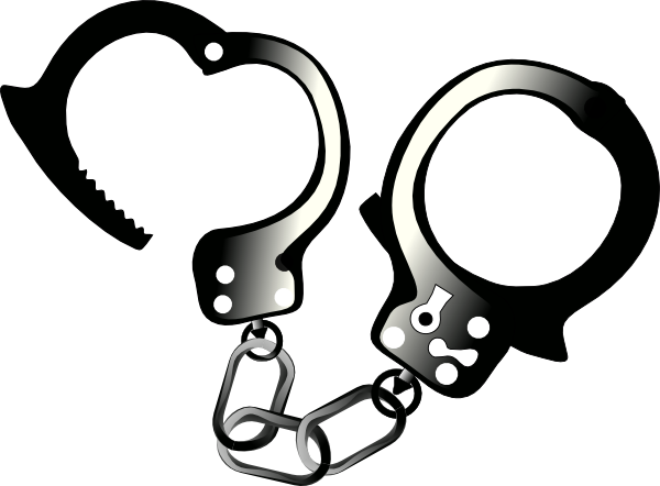 Open Handcuffs Clipart #1