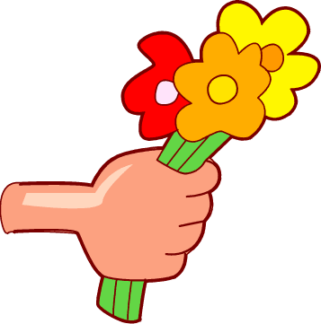 Handful of Flowers - Clipart Mothers Day