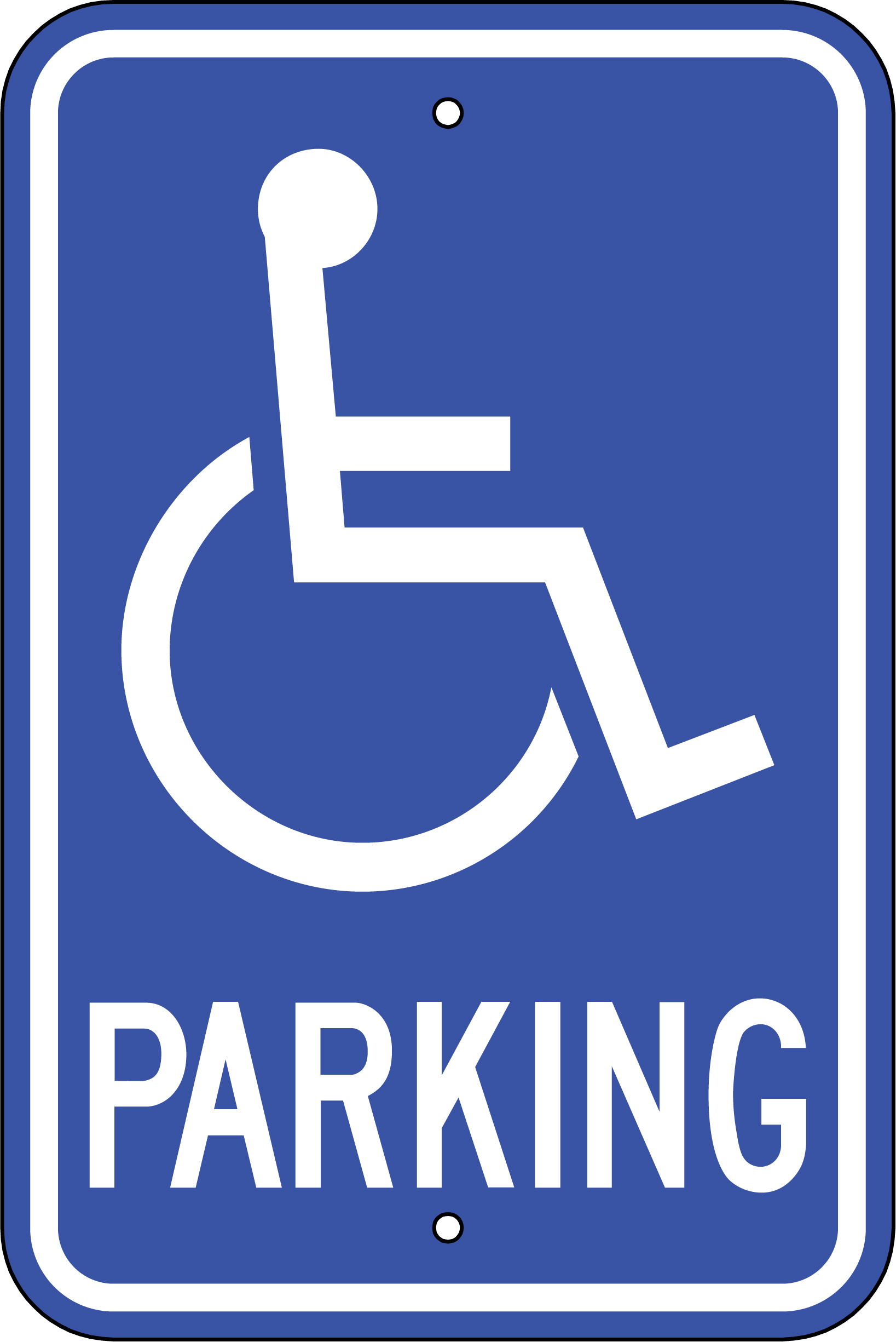 Handicap Parking Sign Clipart .