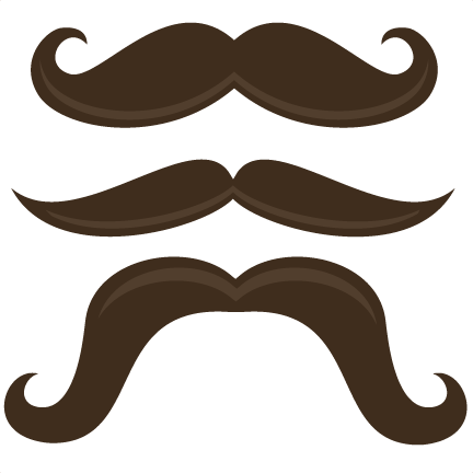 Handlebar Mustache Clip Art C - Handlebar Mustache Clip Art