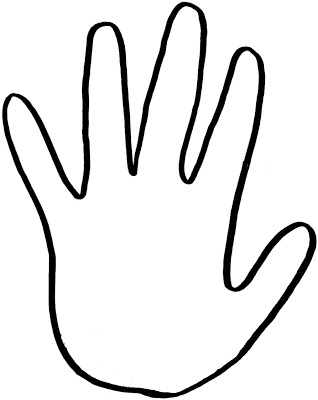 Hand Outline Clipart ...