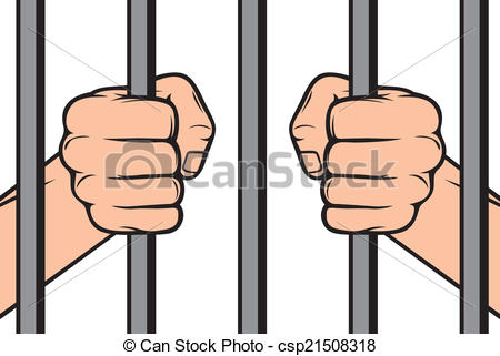 ... hands holding prison bars, hand behind prison bars, hand in... hands holding prison bars Clipartby ...