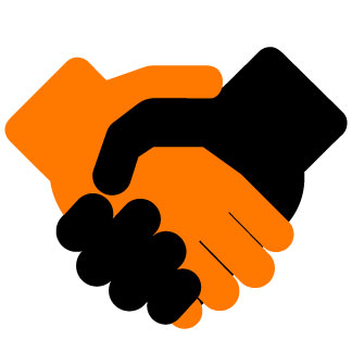 Handshake cartoon hand shake  - Hand Shake Clipart
