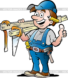 Handyman - vector clipart. u203a