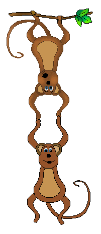 hanging monkey clipart - Hanging Monkey Clipart
