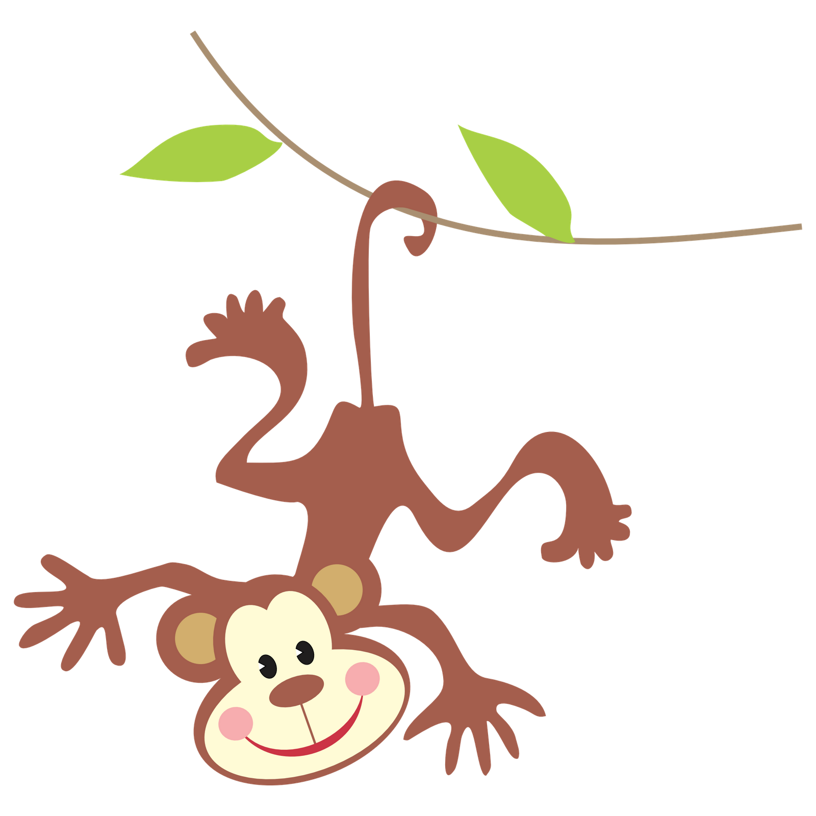 Hanging Monkey Clipart Clipar - Hanging Monkey Clipart