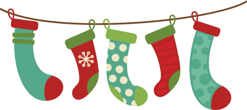 Hanging Stockings Hangingstoc - Christmas Stocking Clip Art