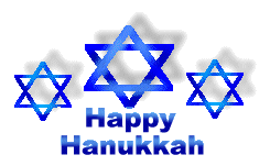 Happy New Year Hanukkah Candl