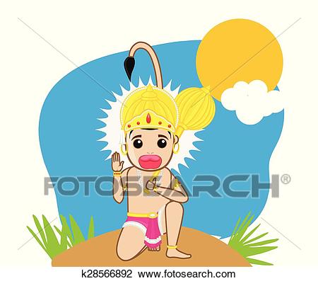 Clipart - Happy Hanuman Jayanti. Fotosearch - Search Clip Art, Illustration  Murals, Drawings