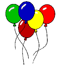 happy birthday balloons clipart