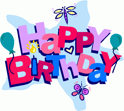 happy birthday clipart