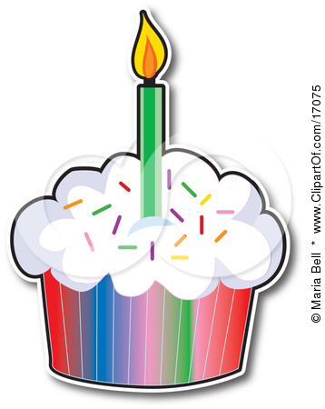 happy birthday cupcake clipar - Birthday Cupcake Clip Art