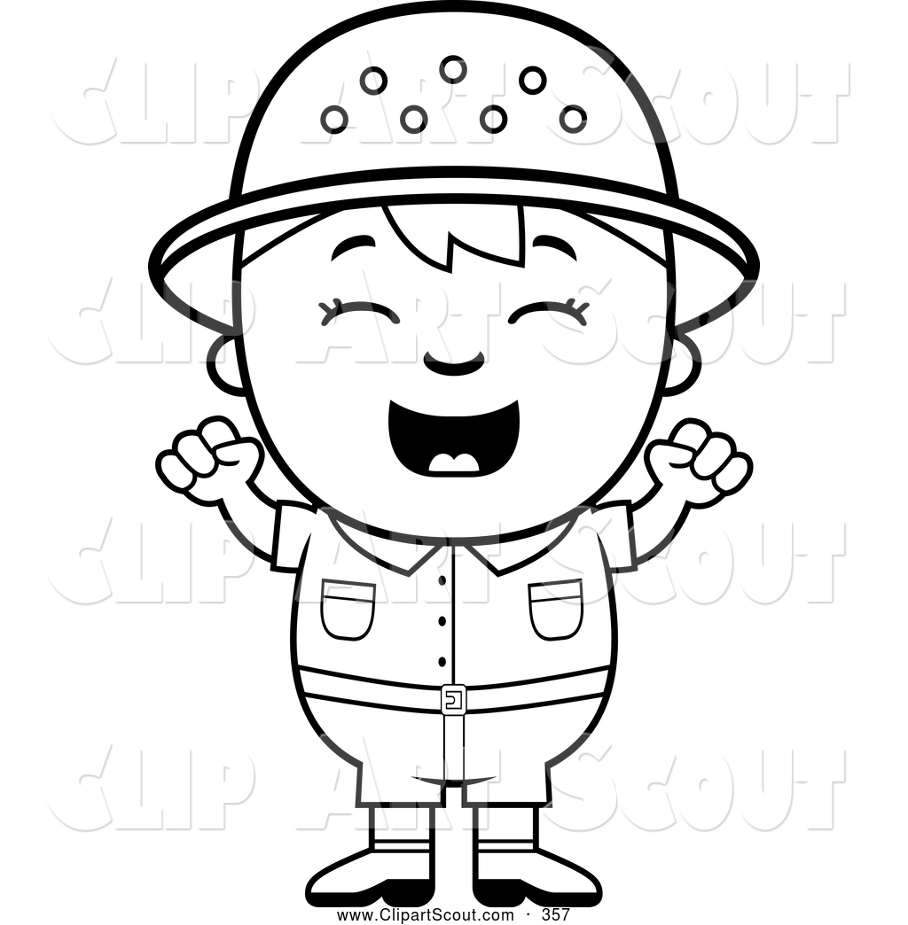 happy boy clipart black and white