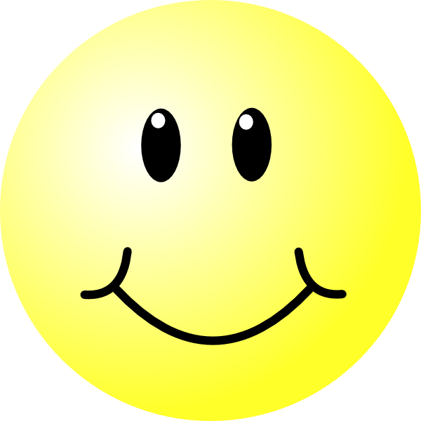 happy kid reading clipart - Smile Face Clip Art