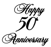 ... Happy 50th anniversary clipart ...