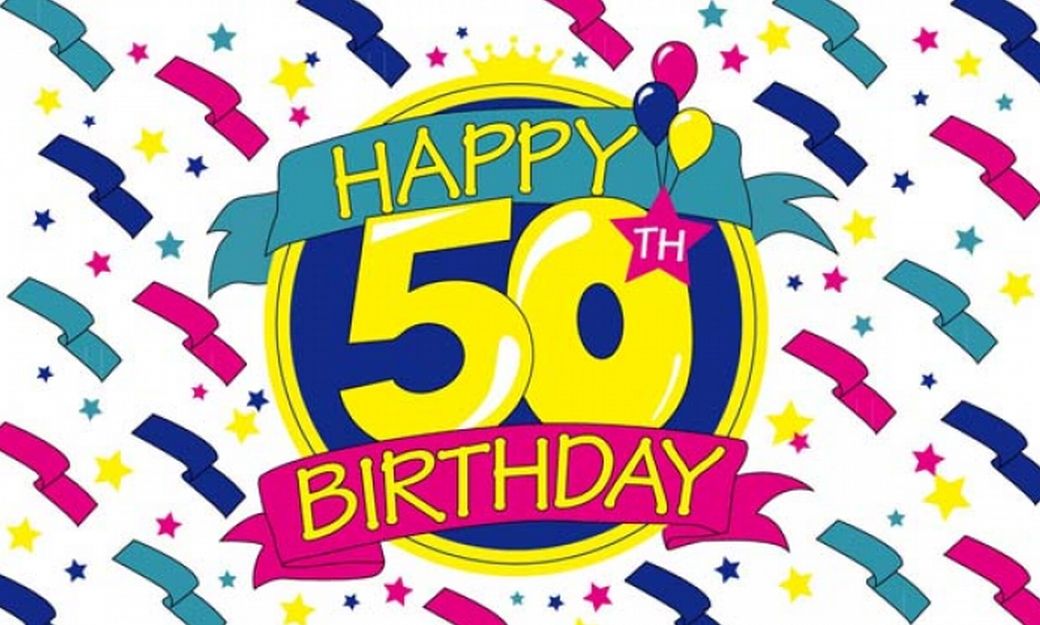 Happy 50th Birthday Clip Art  - 50th Birthday Clip Art