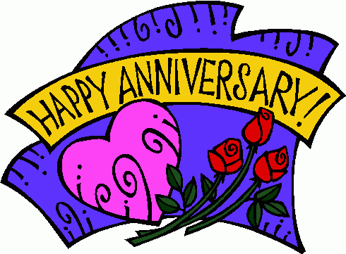 Happy th anniversary clipart 