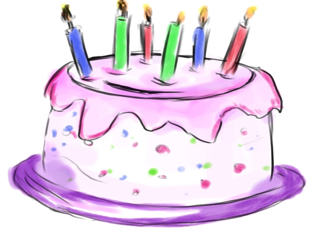 Happy birthday cake clip art  - Birthday Cake Clip Art