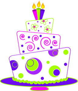 Happy Birthday Cake Clip Art  - Birthday Cake Clipart Free