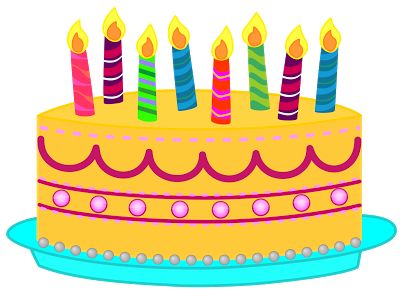 Happy birthday cake free clip art - ClipartFox