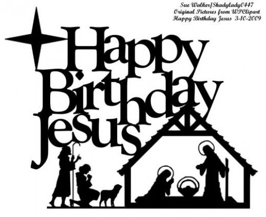 Happy Birthday Jesus Clipart