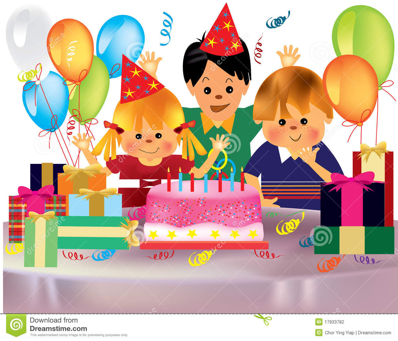Happy Birthday Party Clipart