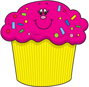 Happy cupcake clipart 2