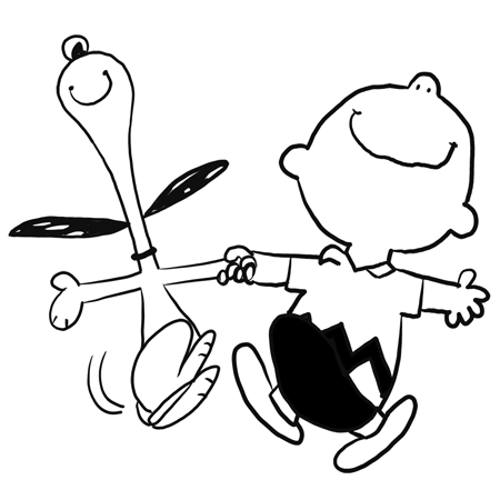 Snoopy Happy Dance Clipart