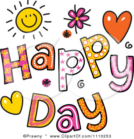 Happy Day Clip Art Item 2 Vec - Happy Day Clipart