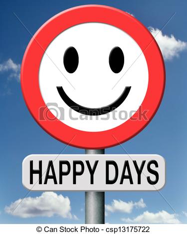 Happy day phrase. - csp319231