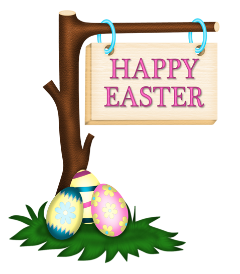 Happy Easter Sign Clipart - Clipart library