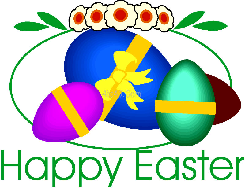 Happy Easter Sunday Clip Art  - Easter Sunday Clipart