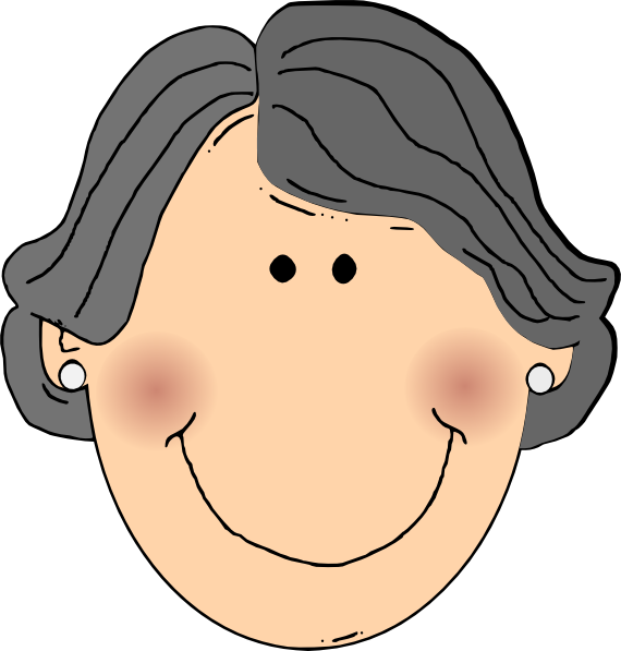 Happy Grandma Clip Art At Clker Com Vector Clip Art Online Royalty