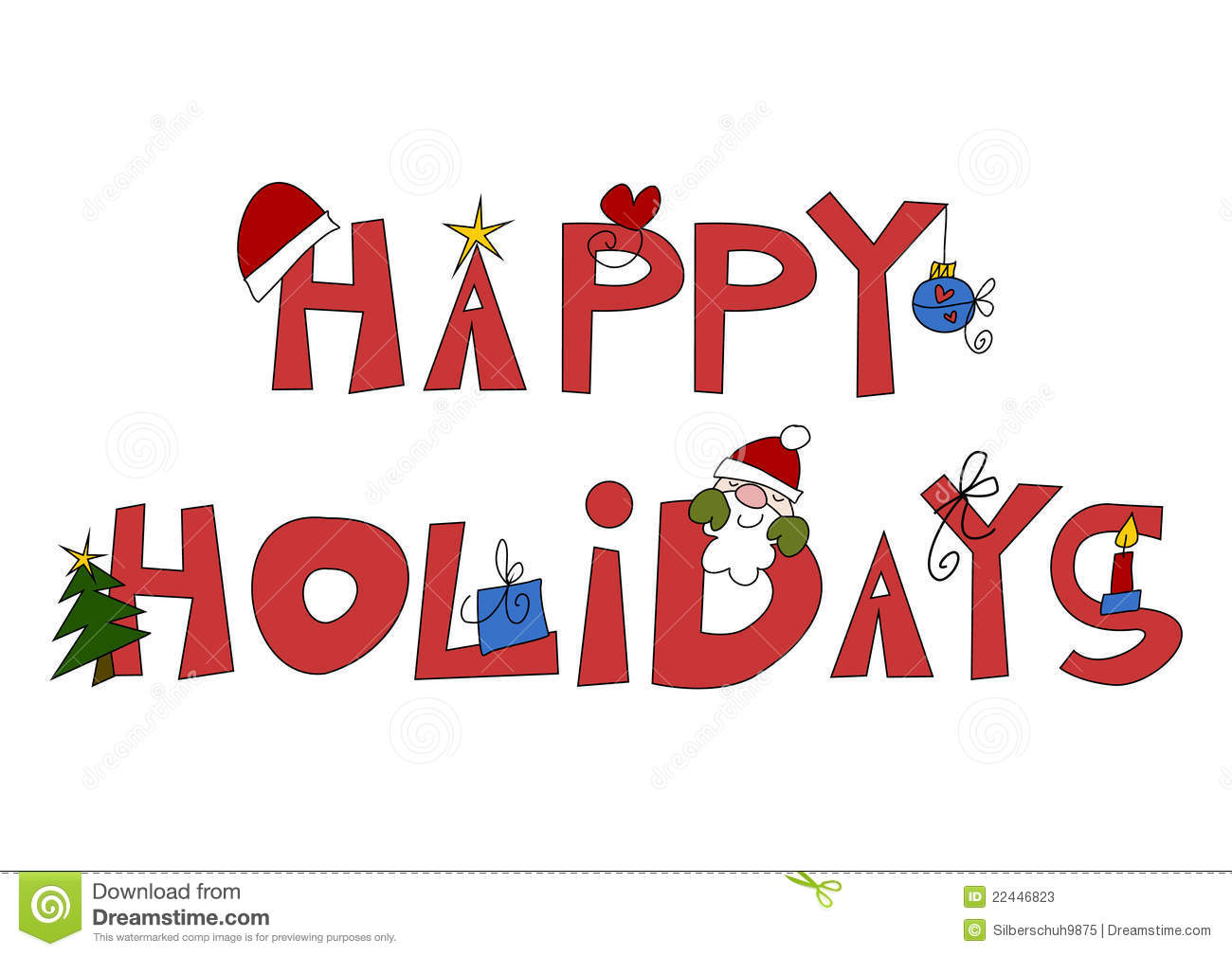 Happy Holiday Clipart - Happy Holiday Clip Art