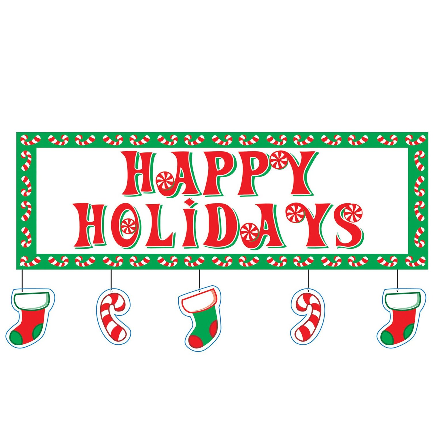 Clip Art Happy Holidays With 
