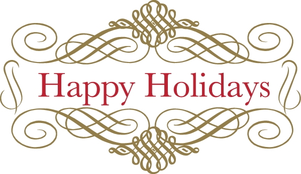 Happy holidays free suggested wording geographics clip art