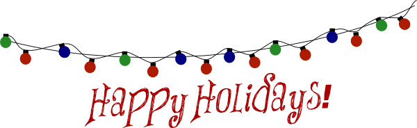 Happy Holidays Lights Clip Art At Clker Com Vector Clip Art Online